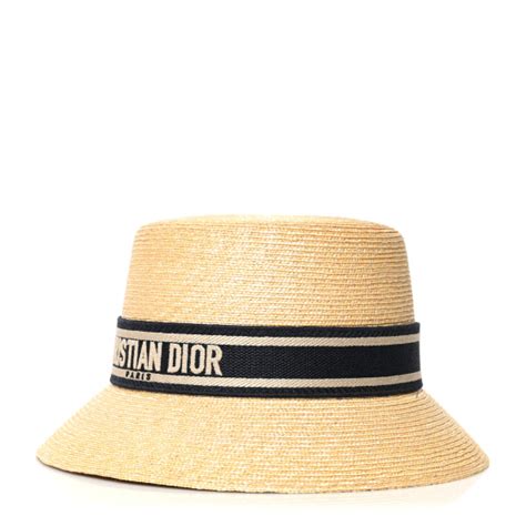 dior straw bucket hat|christian dior bucket hat.